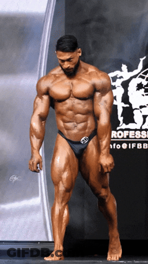 Body Builder Ramon Flex Muscle GIF