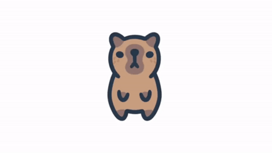 Body Shaking Capybara Meme GIF