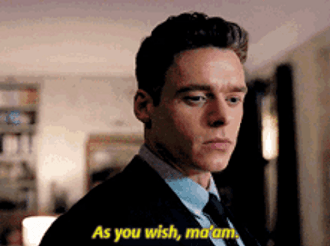 Bodyguard Richard Madden Yes Ma'am GIF