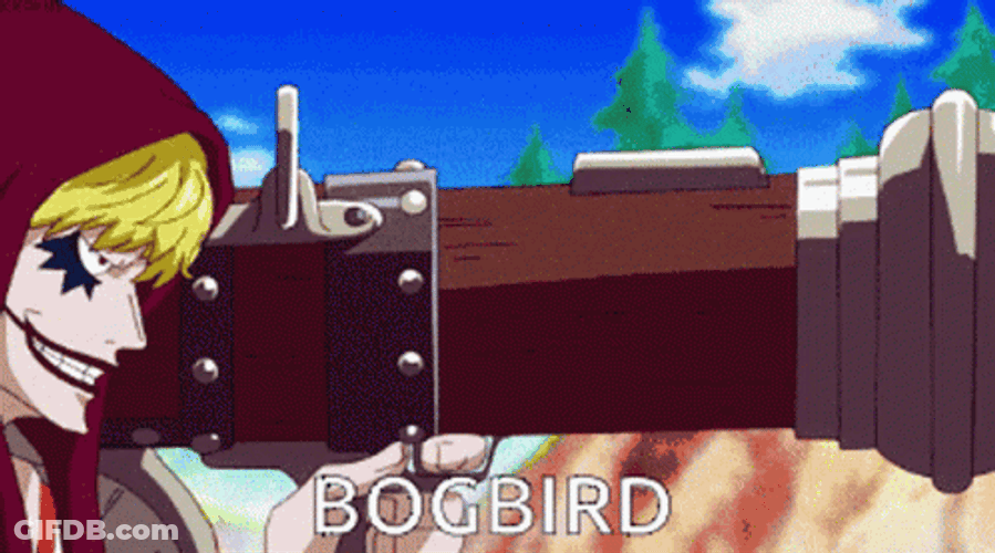 Bogbird Corazon One Piece GIF
