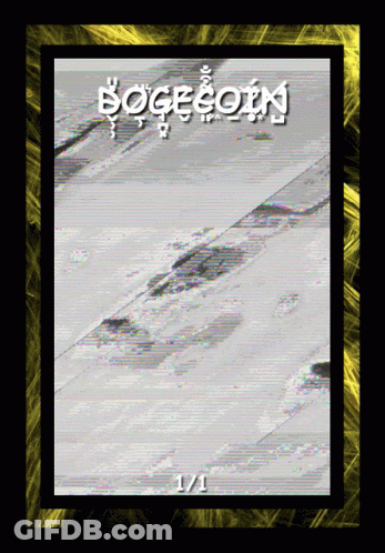 Bogecoin With Yellow Frame GIF