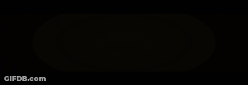 Bohmische De Badia Gold Letters On Black Background GIF