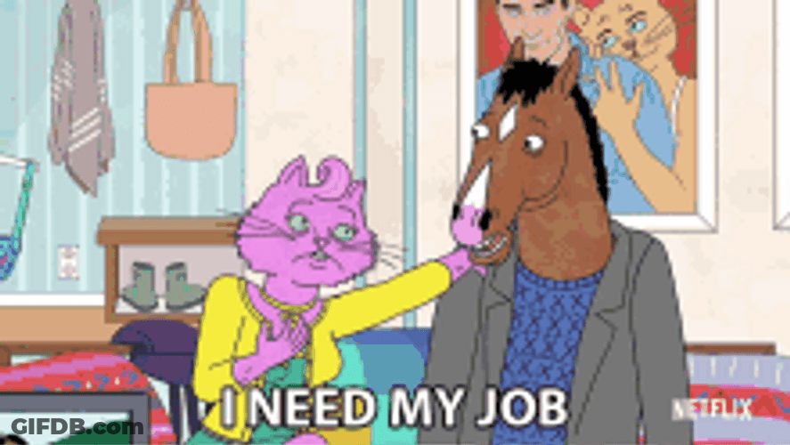 BoJack Horseman Princess Carolyn I Love My Job GIF