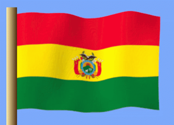 Bolivia Flag Animation GIF