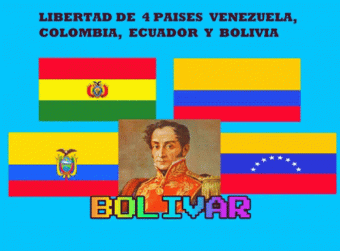 Bolivia Simon Bolivar GIF