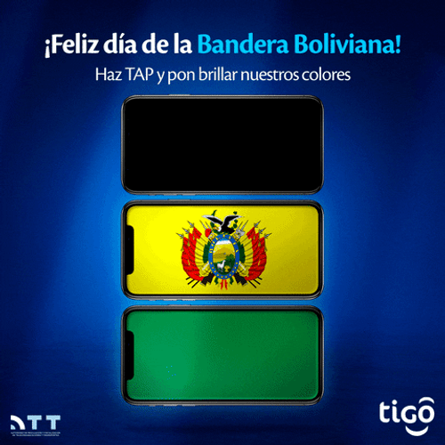 Bolivia Tigo Flag GIF