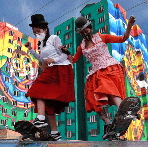 Bolivia Women Skate GIF