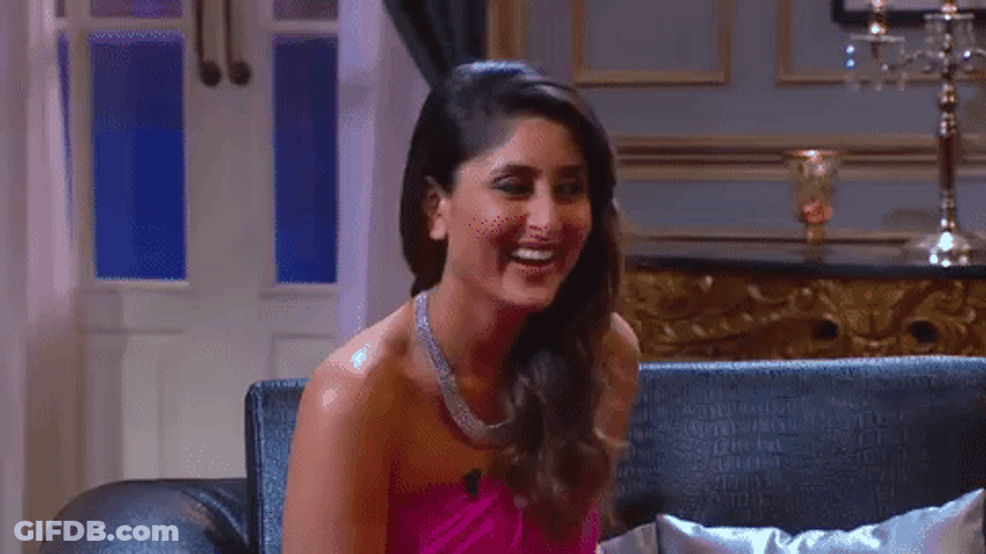 Bollywood Kareena Kapoor Giggling GIF