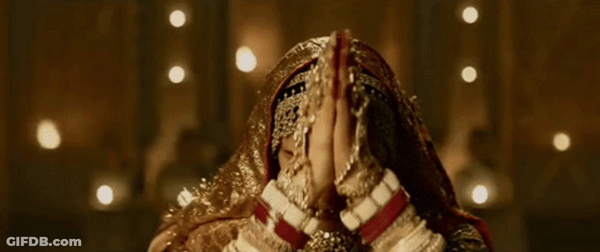 Bollywood Padmaavat Bowing GIF