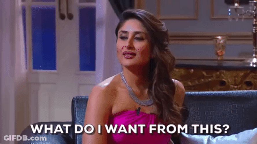 Bollywood What Do I Want GIF