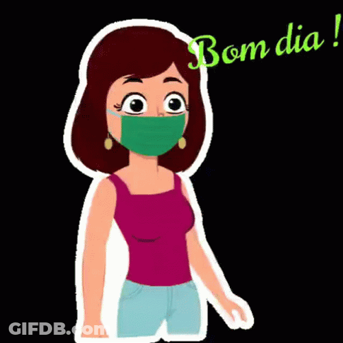 Bom Dia Blow Kiss GIF