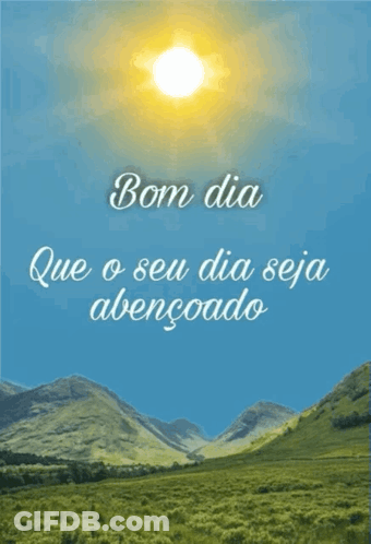 Bom Dia Poster GIF