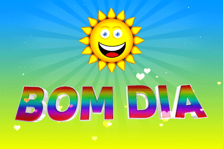 Bom Dia Smiling Sun GIF