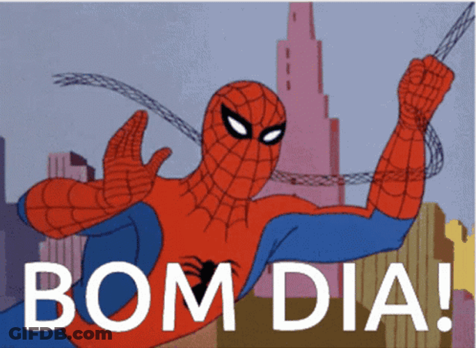 Bom Dia Spiderman Swing GIF
