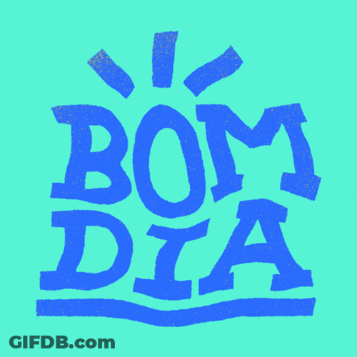 Bom Dia Text Sunlight Art GIF