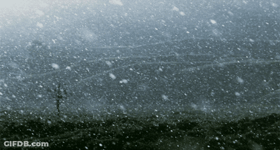 Bomb Cyclone Delivering Blizzard To Land GIF