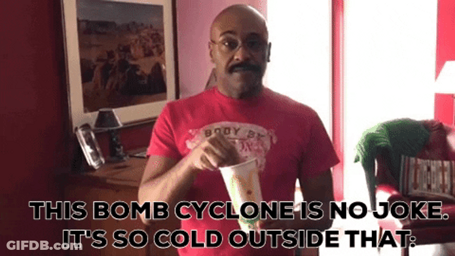 Bomb Cyclone Is No Joke ICE MC GIF