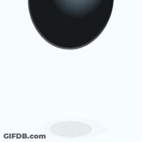 Bomb Explosion Concept In Monochrome GIF