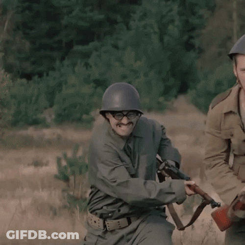 Bomb Explosion Encountered By The Soldiers GIF