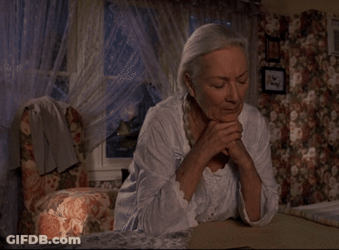 Bomb Explosion While Woman Is Praying GIF