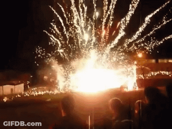 Bon Fire Night Fireworks Meme GIF