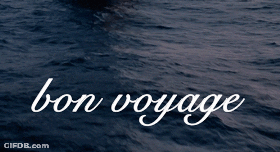 Bon Voyage Massive Ship Sailing GIF