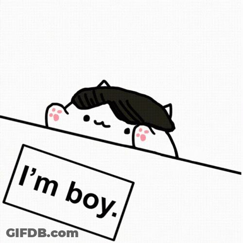 Bongo Cat Funny Hair Im Boy GIF