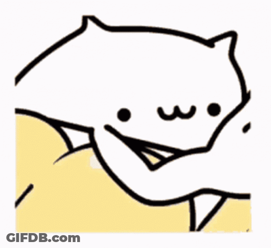 Bongo Cat Slapping Butt GIF