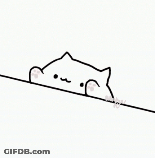 Bongo Cat Tapping GIF