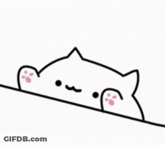 Bongo Cat Turning Red GIF