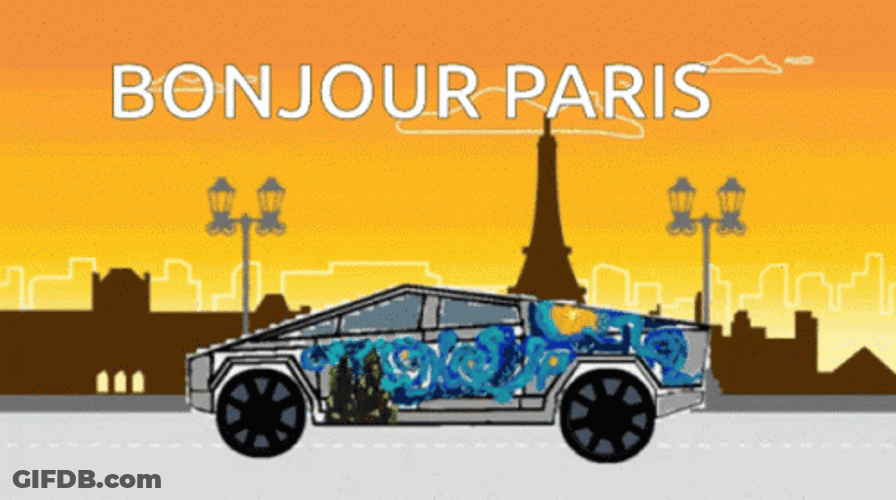 Bonjour Paris Bastille Day GIF