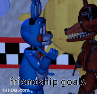 Bonnie And Foxy Friendship Goals GIF