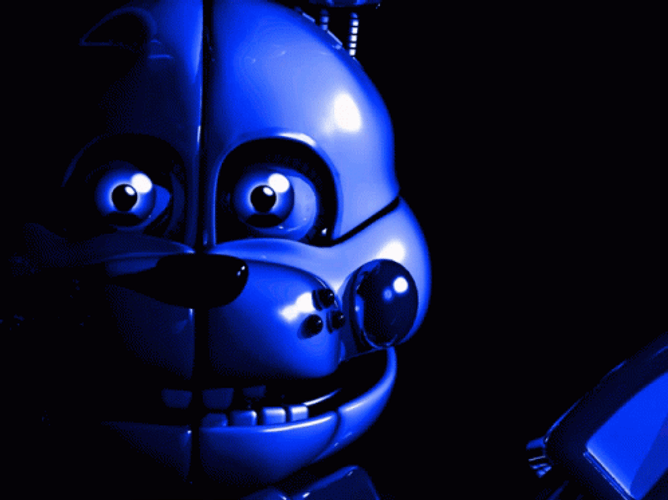 Bonnie Face Opening Jumpscare GIF