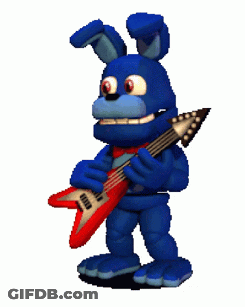 Bonnie FNAF World GIF