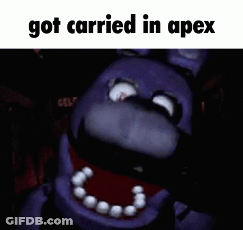 Bonnie From Five Nights At Freddy's Being Carried GIF