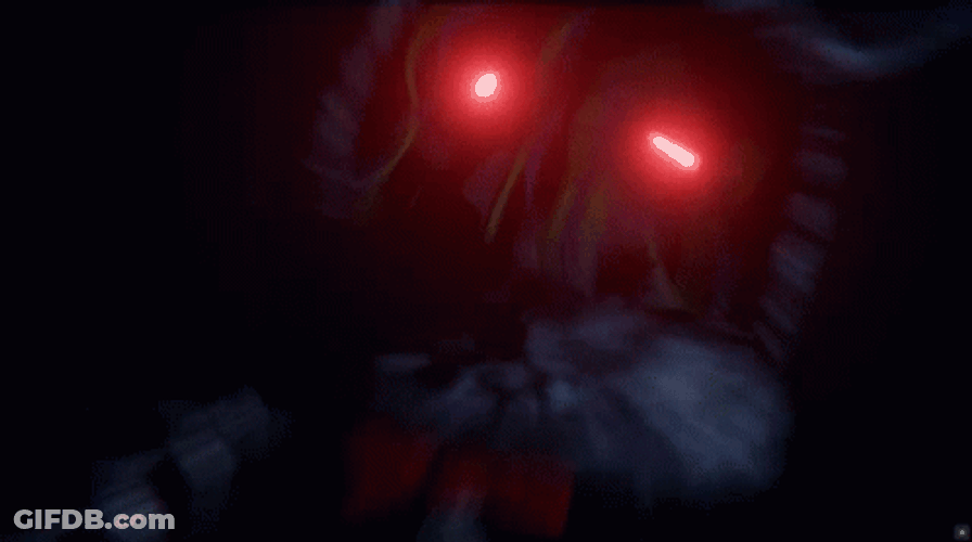 Bonnie Jumpscare Punching Five Nights At Freddys GIF