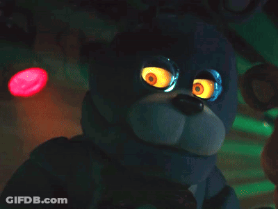 Bonnie The Bunny With Glowing Eyes GIF