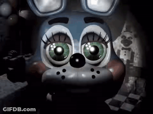 Bonnie The Bunny From Five Nights At Freddy's With Green Eyes GIF