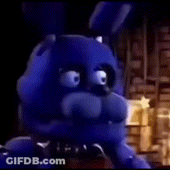 Bonnie The Bunny From Five Nights At Freddy's With Star GIF