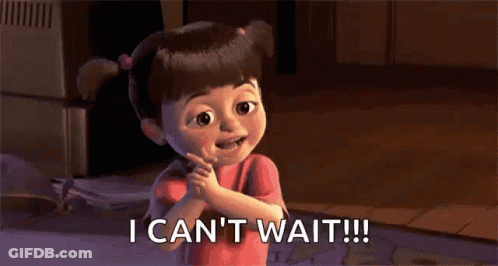Boo From Monsters Inc Saying I Can't Wait Hands On Face GIF