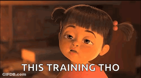 Boo From Monsters Inc Saying This Training Tho GIF