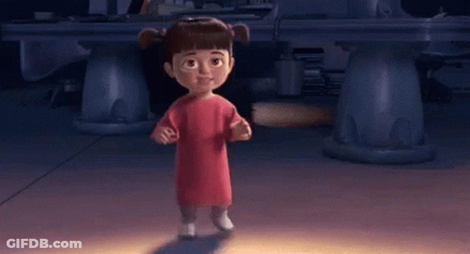 Boo In Monsters Inc Is Confused GIF