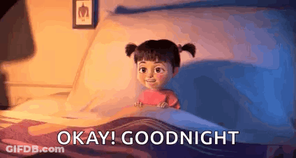 Boo Laying In Bed Okay Goodnight GIF