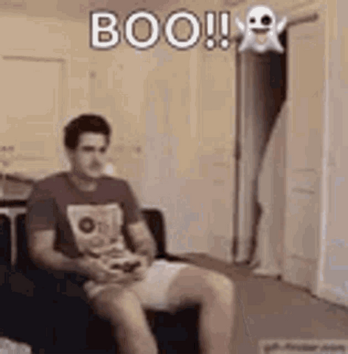 Boo Spooky Ghost GIF