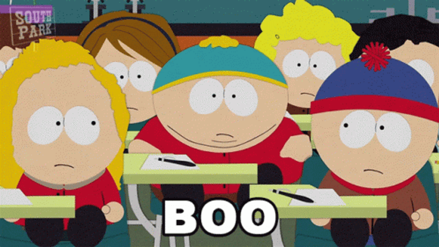 Boo This Man Eric Cart Man South Park GIF