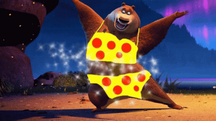 Boog Sparkling Swimsuit GIF