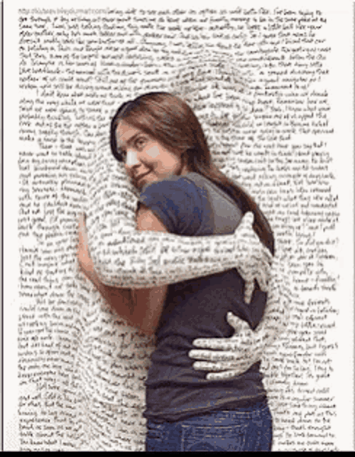 Book Hug GIF