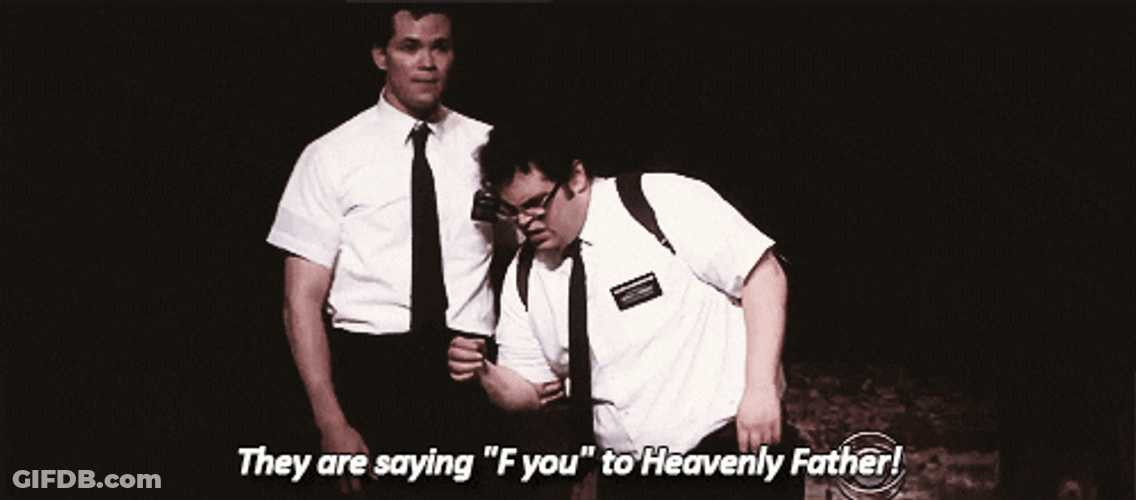 Book Mormon Musical Andrew Rannells GIF