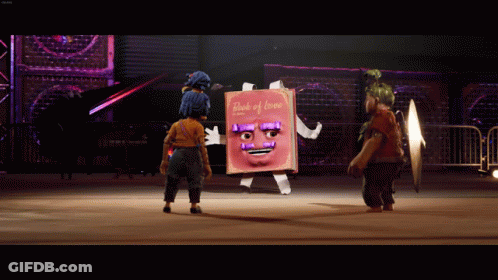 Book Of Love With Face GIF