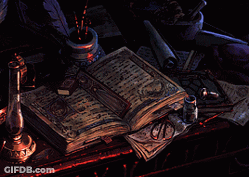 Book Open To Page Saying I'm A Witch GIF